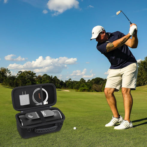 Canboc Carrying Case for Blue Tees Golf Player+ GPS Speaker with Touch Screen Display, GPS Speaker Player Bag with Removable Shoulder Strap, Mesh ...