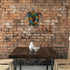 NUOBESTY Turtle Statue Outdoor Metal Turtle Wall Decor Sea Turtle Hanging Wall Art Iron Tortoise Sculpture Ocean Decoration for Home Bedroom Garde...