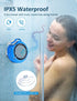 Kunodi Outdoor Waterproof Bluetooth Speaker, Wireless Portable Mini Shower Travel Speaker with Subwoofer, Enhanced Bass, Built in Mic for Sports, ...