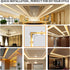 20pcs COB LED Light Strip Connectors 8mm 2Pin,Strip to Strip L-Shaped/Corner Connector LED Tape Light Connectors, Transparent Solderless Gapless N...