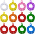 Blulu 288 Pieces Loom Potholder Loops Weaving Loom Loops Weaving Craft Loops with Multiple Colors for DIY Crafts Supplies, Compatible with 7 Inch ...