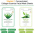 Vitamin C Collagen Firming Essence Face Mask Beauty Facial Mask Sheet Mask Korea Skin Care Premium Quality (8 pack)...