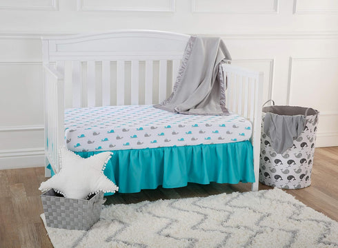 TL Care Fleece Blanket with Silk-Like Satin Trim, Soft, Warm & Cozy, Gray, 30" x 40" for Boys and Girls, Perfect for Baby Carrier, Stroller, Trave...