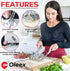 Oleex ‘All-Dough’ Pastry Cutter Set. 5 Wheel Dough Cutter and Dual Fluted Ravioli Cutter Wheel/Pizza Cutter Wheel! Versatile Brownie Cutter, Pasta...
