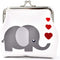 Nodykka Pu Leather Coin Purse Cute Animal Elephant Wallet Bag Change Pouch Gifts for Women Kids Girls Key Holder...