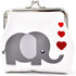 Nodykka Pu Leather Coin Purse Cute Animal Elephant Wallet Bag Change Pouch Gifts for Women Kids Girls Key Holder...