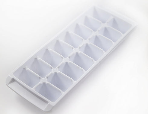 Easy Release White Ice Cube Tray, 16 Cube Trays (Pack of 4) (4 Pack - 64 Cubes)...