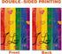Pride Garden Flag, Gay Flag Pride Flag Outdoor Gay Pride Flag Rainbow Flag LGBTQ Flag, Heart Double-Sided Progress Pride Flag Garden Lawn Porch Ya...