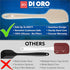 DI ORO Silicone Spatula - 600°F Heat-Resistant Rubber Kitchen Spatula for Baking, Scraping, & Mixing - BPA Free Nonstick Cookware Safe Flexible Ut...