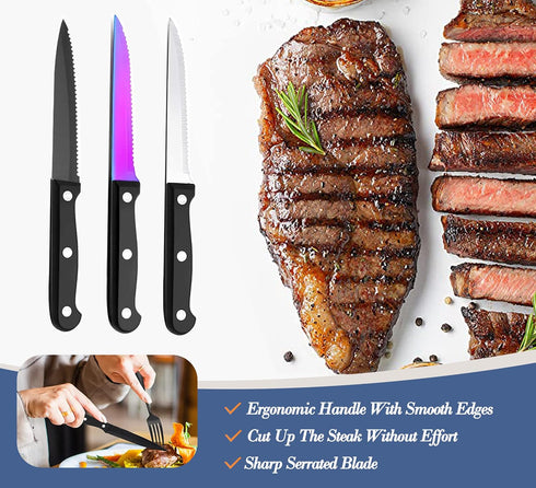 Portable Reusable Travel Utensils Silverware with Case,Travel Camping Cutlery set,Chopsticks and Straw, Flatware Cutlery Set with Case, Stainless ...