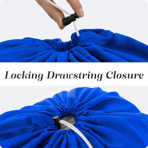 Nylon XL Laundry Bag - Locking Drawstring Closure, Machine Washable, These Large Bags Will Fit a Laundry Basket and Strong Enough to Carry up to T...