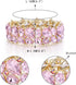 EVER FAITH Women's Wedding Party Jewelry Austrian Crystal 2 Layer Teardrop Stretch Bracelet for Her...
