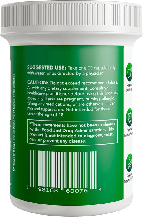 Bionexus™ Lactobacillus Salivarius Dietary Supplement – 60-Count, 30 Billlion CFU Oral Probiotics Support, Oral and Digestive Wellbeing, Immune Bo...
