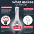 Wine Aerator - New 2024 Luxury Wine Air Aerator - Wine Aerators Pourer - Red Wine Decanter with Aerator - Wine Aerator Pourer Spout - Professional...