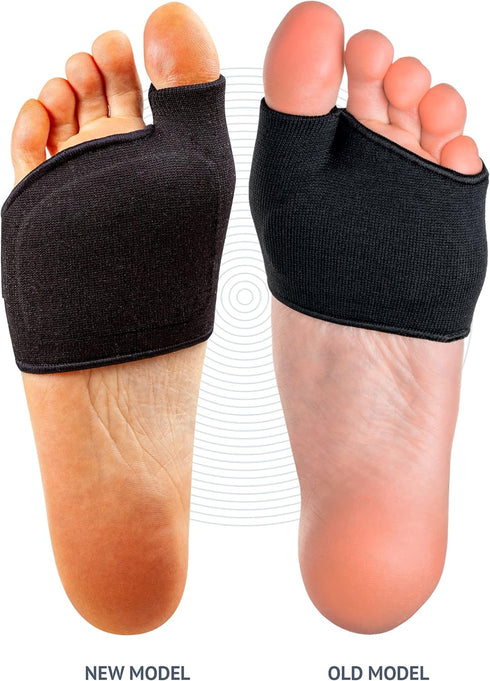Brison Metatarsal Pads for Women and Men Ball of Foot Cushion - Gel Sleeves Cushions Pad - Fabric Soft Socks for Supports Feet Pain Relief - 2 Pai...