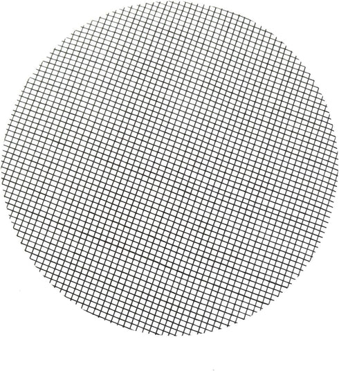 100pcs Round Flower Pot Hole Mesh Pad 4" Diameter Black Bonsai Pot Bottom Grid Mat...