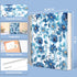 CAGIE Hardcover Spiral Notebook 8.5 x 11 Spiral Journal Notebooks College Ruled with Large Pockets Aesthetic Floral Note Book Spiral Bound Journal...
