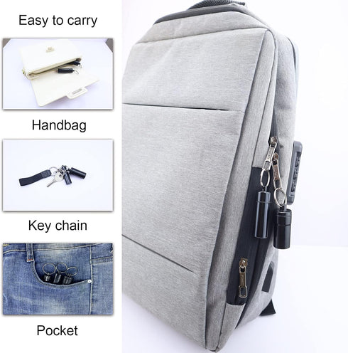 3 Pcs Pill Case Waterproof Pill Box Organizer with Keychain for Pocket or Purse,Daily Pill Container Weekly Pill Organizer for Outdoor Camping Tra...