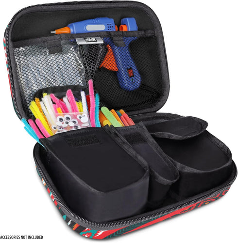 USA Gear Hot Glue Gun Case with Removeable Pouches, Water Resistant Shell - Glue Gun Storage Case Only fits Hot Glue Sticks, Cordless Hot Glue Gun...