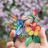 Cute Hummingbird Car Mirror Hanging Ornament Car Interior Accessories Rear View Charms Ornament Bird Lovers Gift (Hummingbird)...