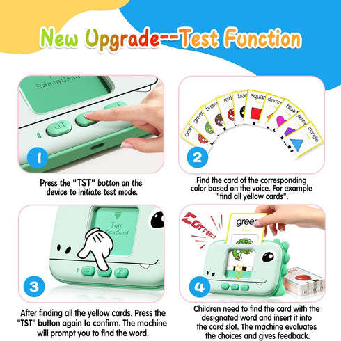 Talking Flash Cards for Toddlers 1-3 2-4, Learning Toys for 1-6 Year Old Boys and Girls,Autism Pocket Speech Therapy, Educational Montessori Toys ...