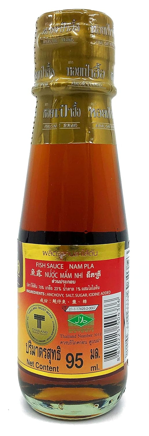 Abalone Brand (Hoi Pao Hae) Premium Thai Fish Sauce Delicious for Thai Food 95ml./3.33oz....