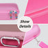 Khanka Hard Travel Case + Silicone Case Replacement for JBL Flip 6 Waterproof Portable Bluetooth Speaker (Pink)...