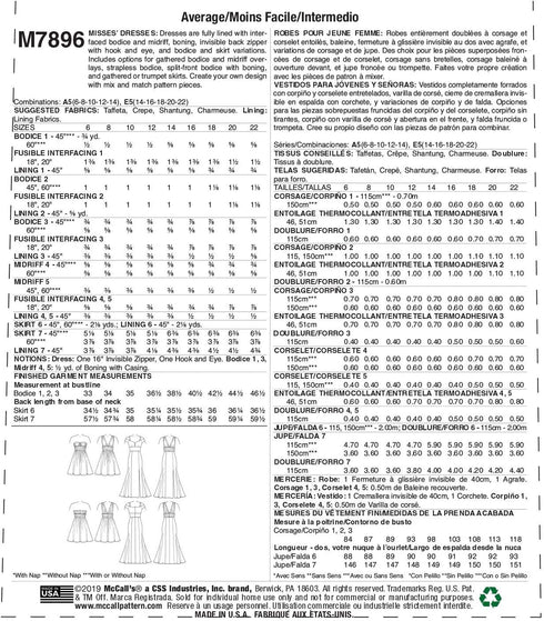 McCall's Patterns McCall's Create It Women's Evening and Special Occasion Dress Sewing, Sizes 14-22 Patterns...