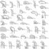 Aleks Melnyk No.456 Metal Stencil, Egyptian Hieroglyphs, Ancient Egyptian Glyphs Alphabet, Letter Tracers, Template for Wood Burning, Magic Runes,...