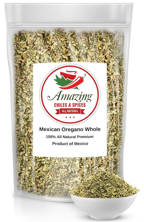 Dried Mexican Oregano 1LB (16oz) Fresh and Fragrant - Dried Whole Leaves – Use in Mexican Recipes like Pasole, Stews, Salsa, Meats, Enchiladas. Re...