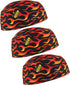 Ergodyne unisex adult 3-pk Cap, Flames, One Size US...