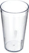 Carlisle FoodService Products 52128107 Stackable ShatterResistant Plastic Tumbler, 12 oz., Clear (Pack of 6)...