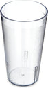 Carlisle FoodService Products 52128107 Stackable ShatterResistant Plastic Tumbler, 12 oz., Clear (Pack of 6)...