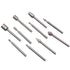 Set of 10pcs 3mm 1/8 Inch Shank HSS Rotary Bits Burr for Engraving Carving Woodworking Tool...