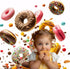 LIHUILAI 3 Pack Silicone Donut Mold - Food Grade Silicone Doughnut Baking Pan, Non-Stick Heat Resistant for 6 Full Size Donuts Cake Biscuit Bagels...