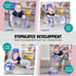 Hoovy Infant Crawling Toys | Toys for Crawling Babies | Crawling Toys for Babies 6-12 Months | Beginner Crawl Along Baby Roller | Drop Maze Tummy ...