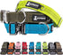 SparklyPets Heavy Duty Wide Dog Collar with Quick Release Chrome Buckle – Tactical Dog Collar with Reflective Stripes & Soft Lining – Thick Dog Co...