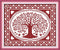 Amiiba Stamped Cross Stitch Kits, The Oval Tree of Happiness DIY 11CT 13.7x10.6 inch (Tree)...