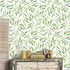 HAOKHOME 93199-2 Boho Peel and Stick Wallpaper Green Branches Leaves Removable Vinyl Self Adhesive Contact Paper 17.7in x 9.8ft...