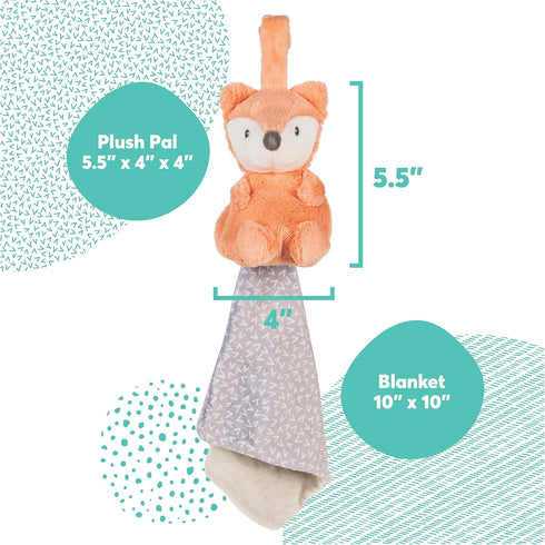 GUND Baby Lil’ Luvs Tuck-Away Lovey, Emory Fox, Ultra Soft Animal Plush Toy with Built-in Baby Blanket for Babies and Newborns...