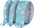 3 Rolls 6.6 Yards Self-Adhesive Crystal Rhinestone Diamond Ribbon, Rhinestone Stickers Strips with 2 mm Rhinestones for Arts Crafts,Car Computer W...
