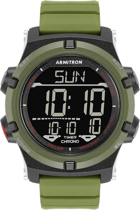 Armitron Sport Men's Digital Chronograph Resin Strap Watch, 40/8438...