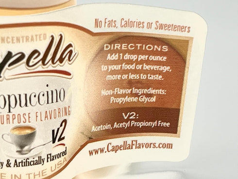 Capella Flavor Drops Cappuccino Concentrate 13ml...
