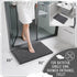 Yimobra Bathroom Rugs Non Slip Washable 32x20 Inch - Ultra Soft Absorbent Chenille Bath Mat, Quick Dry Shaggy Floor Carpet for Tub Shower, Dark Gr...