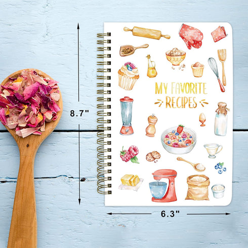ceiba tree Blank Recipe Book to Write in Your Own Recipes Notebook Cookbook Journal 8.7" x 6.3" Gifts Ideas for Women Mom Wife 120 Pages...