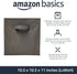 GiveAbay Basics Collapsible Fabric Storage Cubes Organizer with Handles, 10.5"x10.5"x11", Pack of 6, Gray...