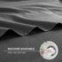 YnM Exclusive Cotton Duvet Cover for Weighted Blankets (Dark Grey, 41"x60")...