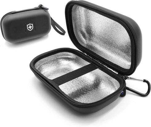 CASEMATIX Asthma Inhaler Case Fits Inhaler Spacer For Adults, Masks, Inhaler Holder and More - Compact Size Fits 6.25" Maximum, Includes CASE ONLY...