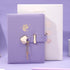 CAGIE Diary with Lock and Key PU Leather Kids Journal with Lock Personal Organizer Combination Travel Secret Notebook for Women, 5.3x8 in?Purple...