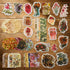 Vintage Scrapbooking Supplies Kit Vintage Stickers for Scrapbooking Journaling Aesthetic Paper Stickers Material Ephemera Pack for Junk Journal Bu...